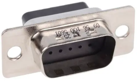 Produktfoto 1 von HARTING D-Sub D-Sub-Steckverbinder DS-1 Gerade, 15-polig 2.29 mm Raster, Kabel Stecker, mit Schraubverschluss