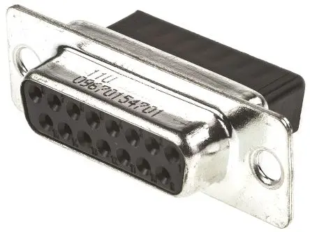Produktfoto 1 von HARTING D-Sub D-Sub-Steckverbinder DS-2 Gerade, 15-polig, Kabel Stecker/Buchse