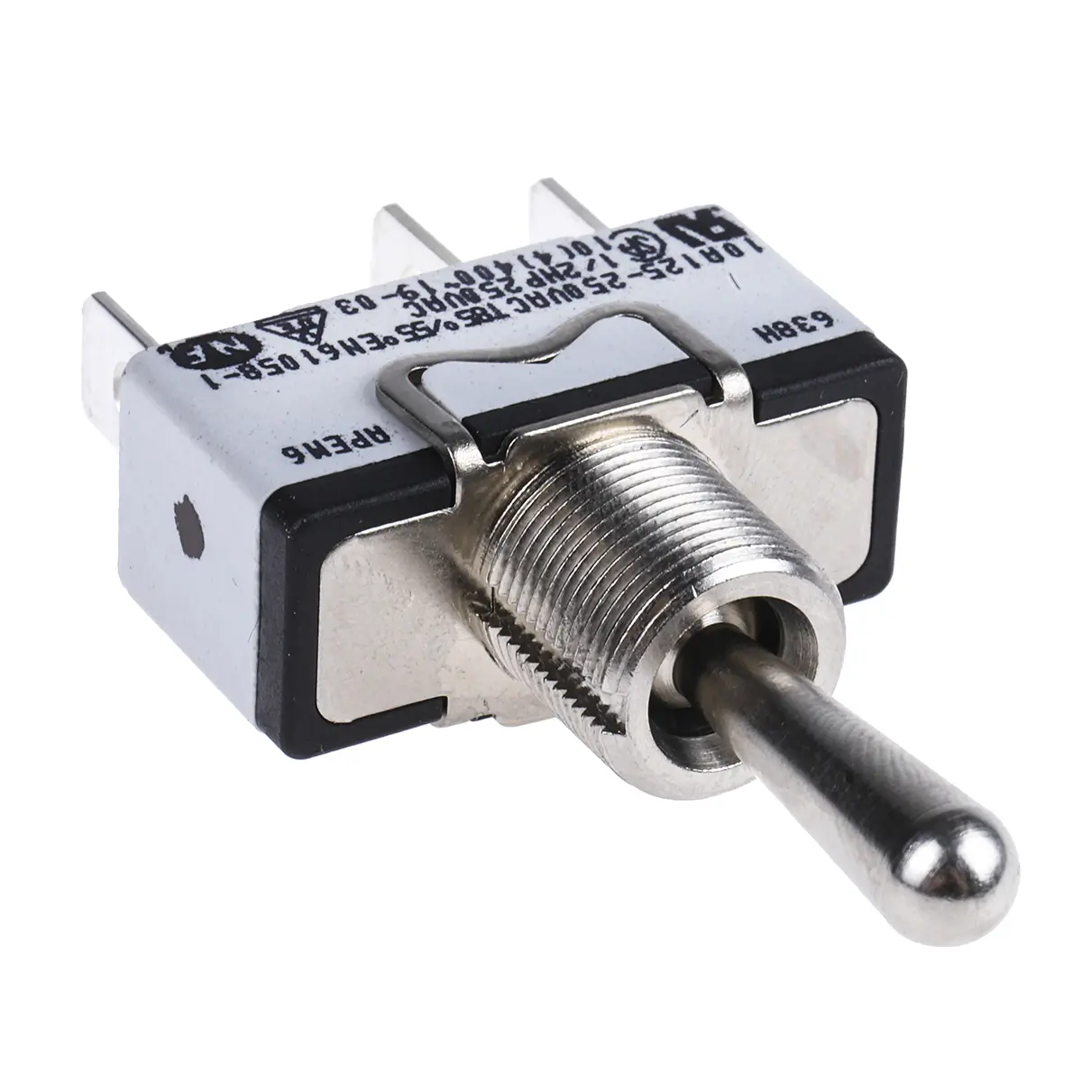 APEM Tafelmontage Kippschalter  1-poliger Ein/Ausschalter Ein-Aus-(Ein) 5 A @ 25 V dc, Lötfahne