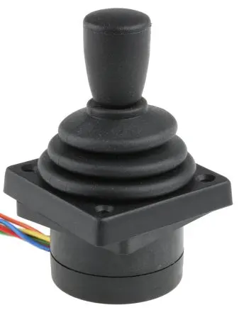 Produktfoto 1 von APEM 3000 Kontaktloser Joystick, 2-Achsen Hall Effekt / 40mA, IP65 Griff Typ Konisch