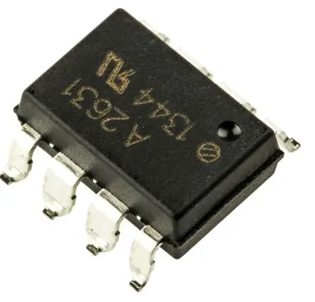 Produktfoto 1 von Broadcom HCPL, AEC-Q100 Oberfläche 2 Optokoppler DC-In, 8-Pin DIP, Isolation 3750 V ac