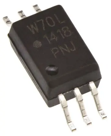 Produktfoto 1 von Broadcom ACPL Oberfläche 1 Optokoppler DC-In, 6-Pin SO, Isolation 5000 V ac