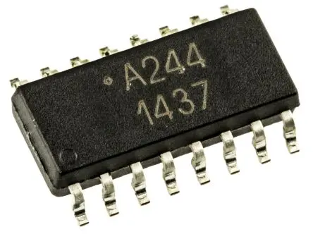 Produktfoto 1 von Broadcom ACPL Oberfläche 4 Optokoppler AC-In, 16-Pin SOIC, Isolation 3 kVrms