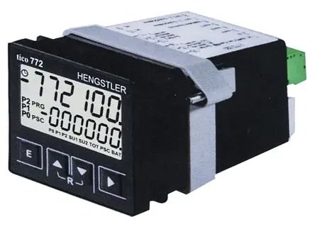 Produktfoto 1 von Hengstler TICO 772 Zähler Zähler LCD Automatisch und manuell 6-stellig 30V dc, Sekunde, Minuten, max. 60 kHz