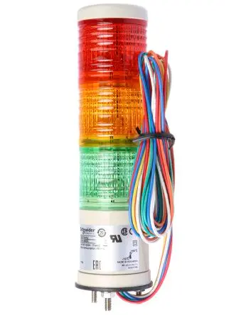 Produktfoto 1 von Schneider Electric Harmony LED Signalturm Keine Summer-Komponente 3-stufig Linse Gelb, Grün, Rot 24V ac/dc Dauer