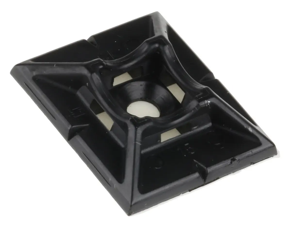 Produktfoto 1 von Legrand Colring Befestigungssockel Schwarz 25 mm x 4.6 mm Kabelbinder x 30 mm für 4 mm
