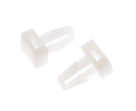 Produktfoto 1 von Legrand Colring Befestigungssockel farblos, Schwarz x 4.6 mm Kabelbinder für 6.5 mm