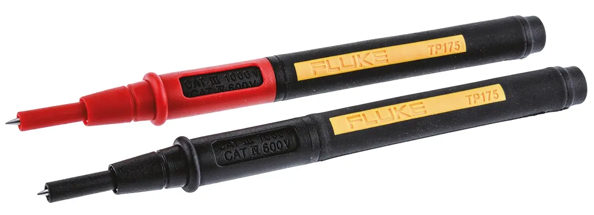 Produktfoto 1 von Fluke Prüfspitzen Schwarz, Rot 4mm, 1 kV, 600 V / 10A