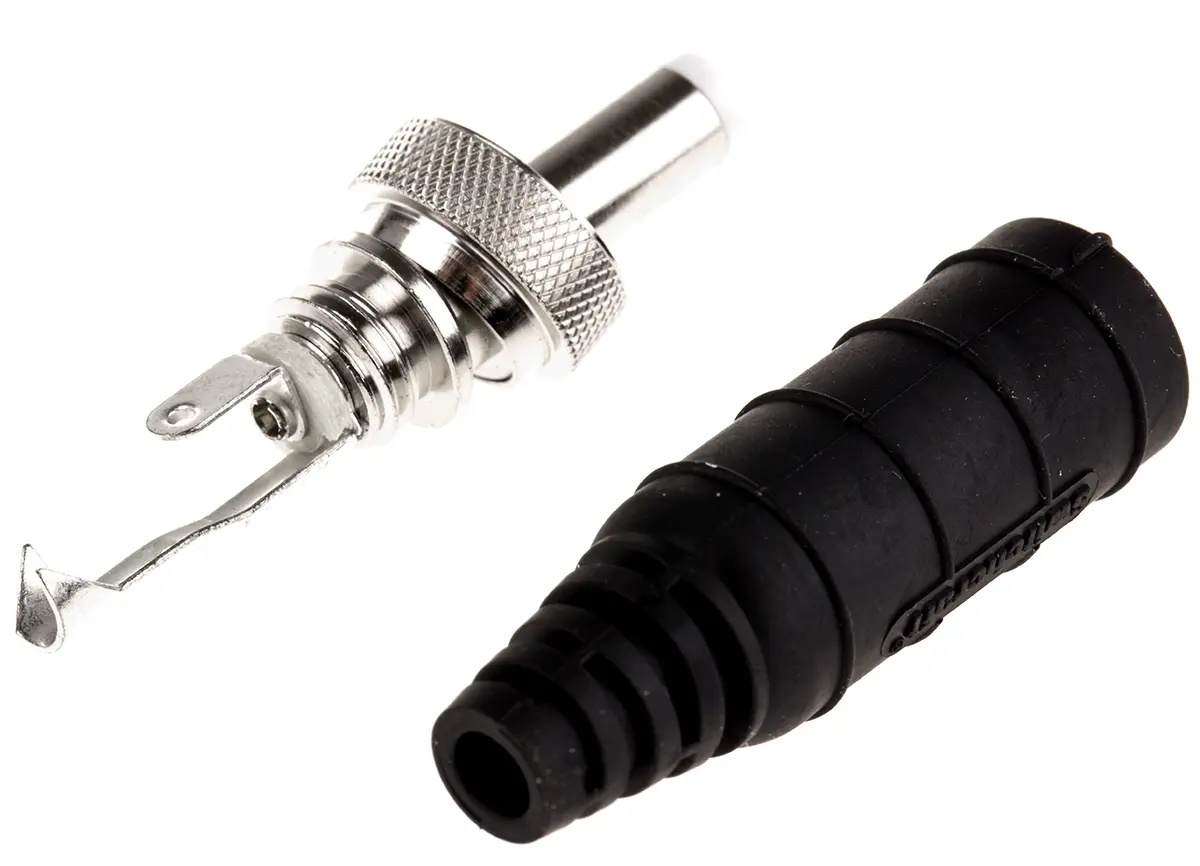Produktfoto 1 von Switchcraft Gerade Hohlstecker DC-Stecker Nickel 5A 30.0 V, Innen-Ø 2 mm / Außen 5.5 mm Außen-ø  x 57 mm, 2 mm Stift,