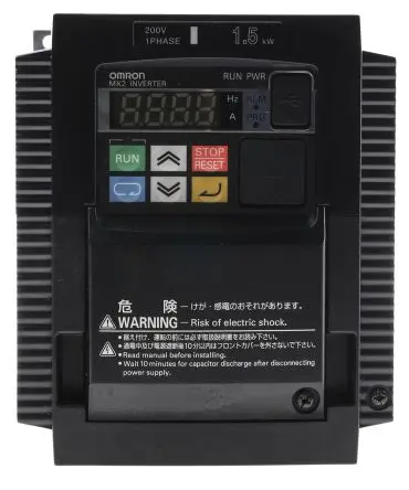 Produktfoto 1 von Omron 3G3MX2 1-Phasen Frequenzumrichter 1.5 kW 240V 17.5 A 400Hz