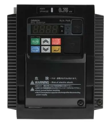 Produktfoto 1 von Omron 3G3MX2 3-Phasen Frequenzumrichter 0.75 kW 480V 17.5 A 400Hz