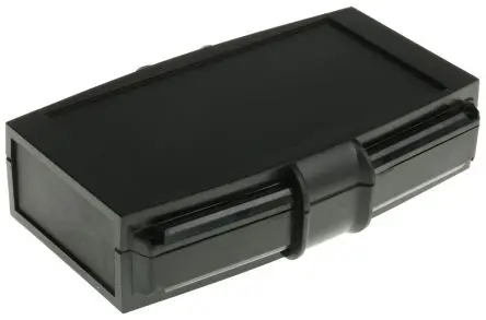 Produktfoto 1 von CAMDENBOSS Serie 66 Tragbares Gehäuse, ABS, 95 mm Eingebautes Batteriefach, 145 mm, H. 35 mm, Schwarz, IP54, IP65