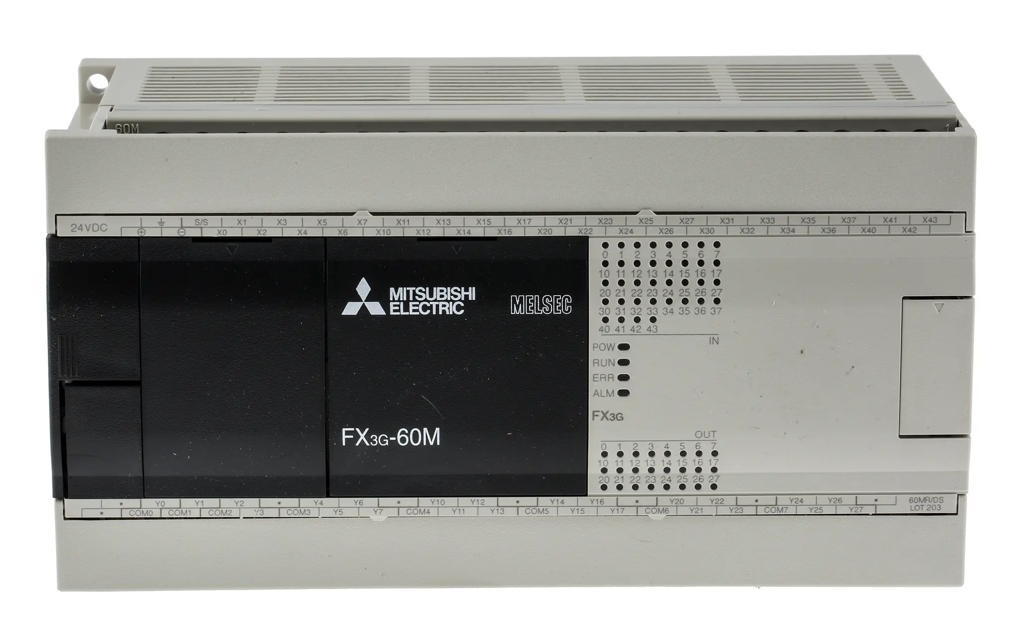 Produktfoto 1 von Mitsubishi FX3G Logikmodul, 36 Eing. Relais Ausg.Typ Senke, Quelle Eing.Typ 12 → 24 V dc