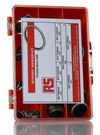 Produktfoto 1 von RS PRO Nitril Unterlegscheiben-Kit
