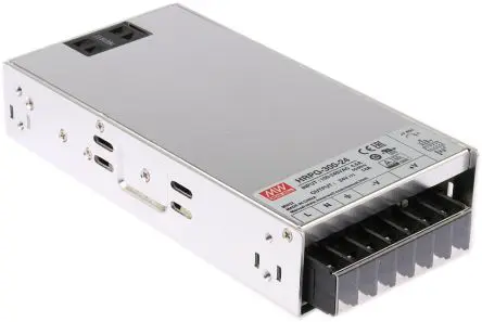 Produktfoto 1 von MEAN WELL HRPG-300 Schaltnetzteil 1-Ausg. 24V dc 336 W, Chassis 370 V dc, 264V ac 14A