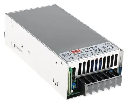 Produktfoto 1 von MEAN WELL HRPG-600 Schaltnetzteil 1-Ausg. 5V dc 600 W, Chassis 370 V dc, 264V ac 120A