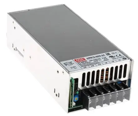 Produktfoto 1 von MEAN WELL HRPG-600 Schaltnetzteil 1-Ausg. 24V dc 648 W, Chassis 370 V dc, 264V ac 27A