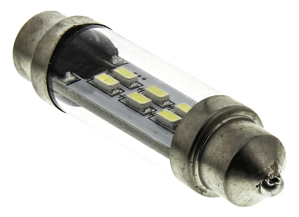 Produktfoto 1 von JKL LED Kfz-Lampe LED Kfz-Lampe Soffitte / 12 → 24 V 45 lm Kaltweiß