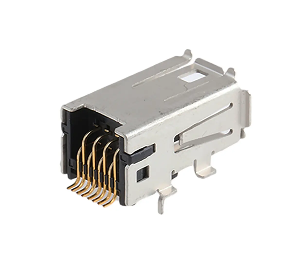 Produktfoto 1 von TE Connectivity Mini-E/A-Steckverbinder, Oberfläche, gewinkelt Buchse Ungeschirmt