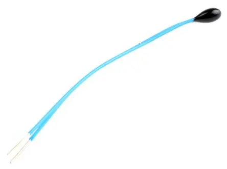 Produktfoto 1 von TDK B57861S Thermistor 5 kΩ, NTC, 15 s 6.5 mm, 4.4 %/°C, Temperaturmessung 2.41 mm, Toleranz 1 %, 60 mW AEC-Q200 Rev D