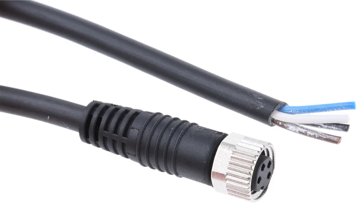 Produktfoto 1 von binder 718, 4-polig Sensor-Betätigungselementkabel, M8 Stecker 34 / Nicht abgeschlossen Buchse, Länge 5 m
