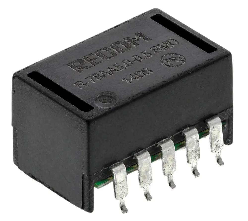 Produktfoto 1 von Recom R-78AA-0.5 Schaltregler / Ausgang 5V dc, 1 Ausg., 500 mA, Oberfläche