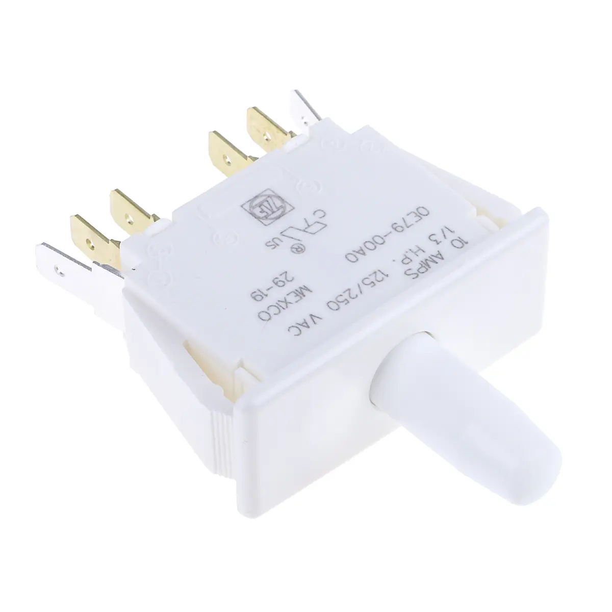 Produktfoto 1 von ZF Türmikroschalter 2-poliger Umschalter Taste 10 A Stecker -40 °C 85 °C