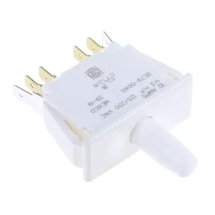 Produktfoto 1 von ZF Türmikroschalter 2-poliger Umschalter Taste 10 A Stecker -40 °C 85 °C