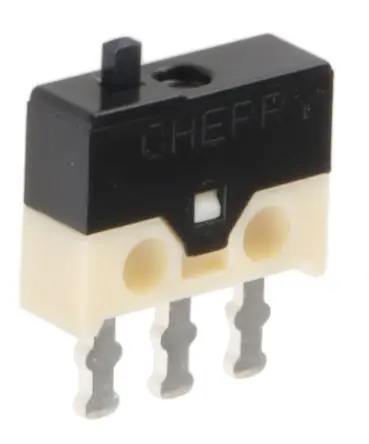 Produktfoto 1 von ZF Subminiatur-Mikroschalter Taste-Betätiger Lot, 1-poliger Umschalter, 30 V dc, 500mA IP40 0.88N -25 °C - 70 °C