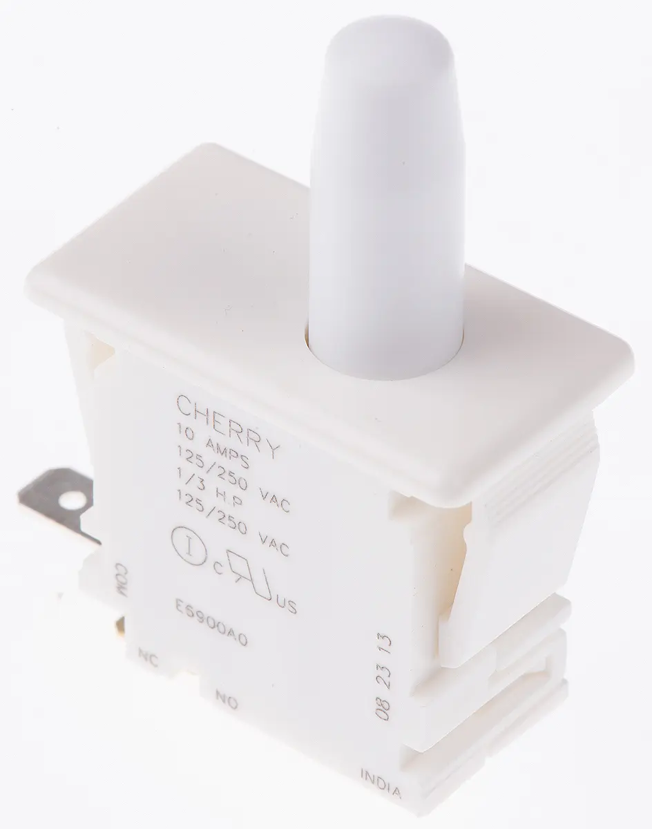 Produktfoto 1 von ZF Türmikroschalter 1-poliger Umschalter Taste 10 A Stecker -40 °C 85 °C