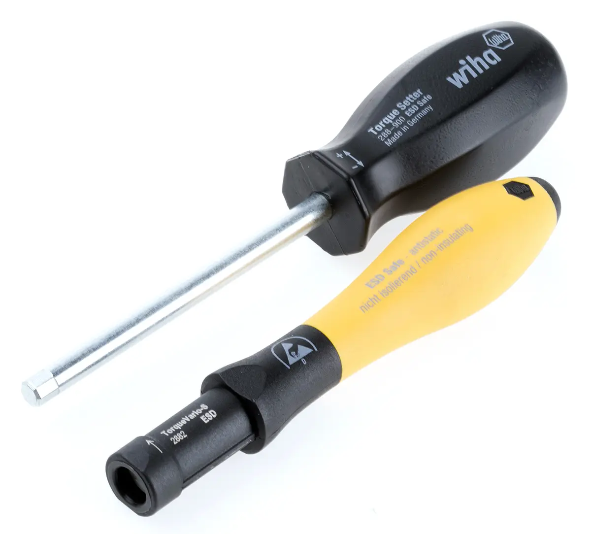 Produktfoto 1 von Wiha 4 mm Drehmomentschraubendreher Einstellbar 0.4 To 1.0 Nm / ±6 % Länge 127 mm ESD-Sicherheit