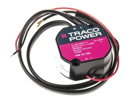Produktfoto 1 von TRACOPOWER TIW Schaltnetzteil 1 24V dc 12 W, Oberfläche 264V ac