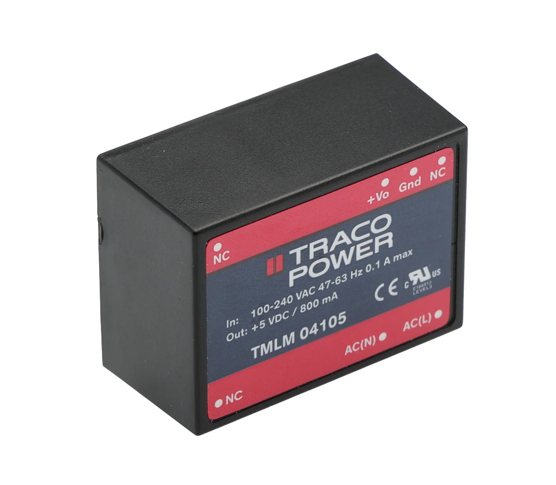 TRACOPOWER TMLM Schaltnetzteil, 5V dc / 800mA 4W 90 → 264V ac Gekapselt, PCB-Montage