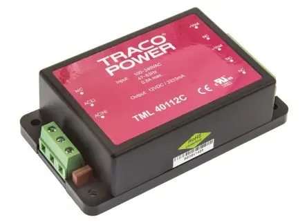 Produktfoto 1 von TRACOPOWER TML Schaltnetzteil 1 12V dc 40 W, Fahrgestell 264V ac