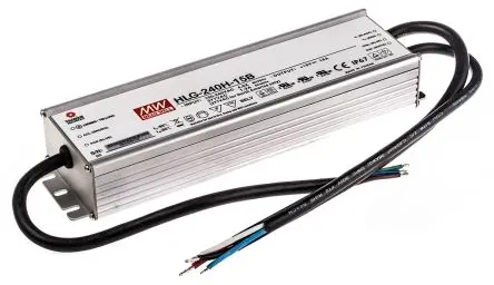 Produktfoto 1 von MEAN WELL LED-Treiber, 225 W 264 V ac, 90 V ac, 127V dc, 373 V dc LED-Treiber 15A, Ausgang 15V 1 bis 10 V, Potenziometer