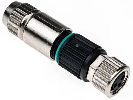 Produktfoto 1 von HARTING HARAX M8 DIN-Buchse Gerade 3-polig, 32V 4A IP67 Kabel, Schraubbefestigung Buchse