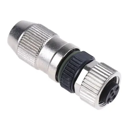 Produktfoto 1 von HARTING Circular Connectors M12 M12 M12 Rundsteckverbinder Buchse 4-polig Buchse 4A Kabel IP65, IP67