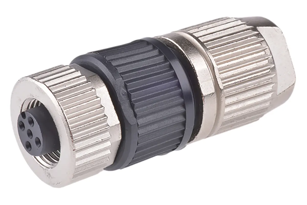 Produktfoto 1 von HARTING Harax M12 20.5 mm M12 Rundsteckverbinder Buchse 3-polig Buchse 4A Kabel IP65, IP40