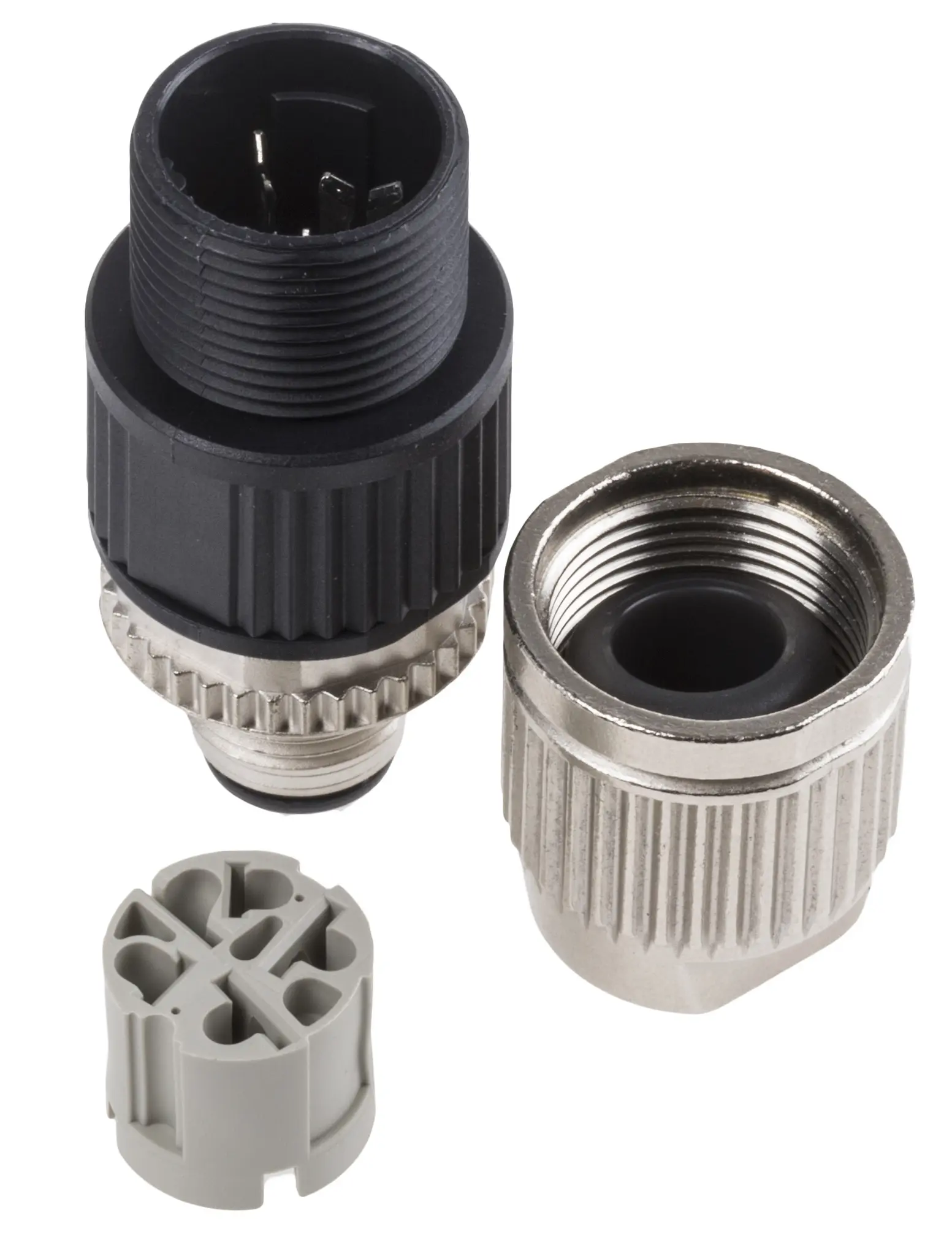 Produktfoto 1 von HARTING Harax M12 20.5 mm M12 Rundsteckverbinder Stecker 5-polig Stecker 4A Kabel IP65, IP40