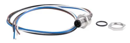 Produktfoto 1 von HARTING 21033, 4-polig Sensor-Betätigungselementkabel, M12 Stecker 4 / Freies Ende Nicht abgeschlossen, Länge 500 mm