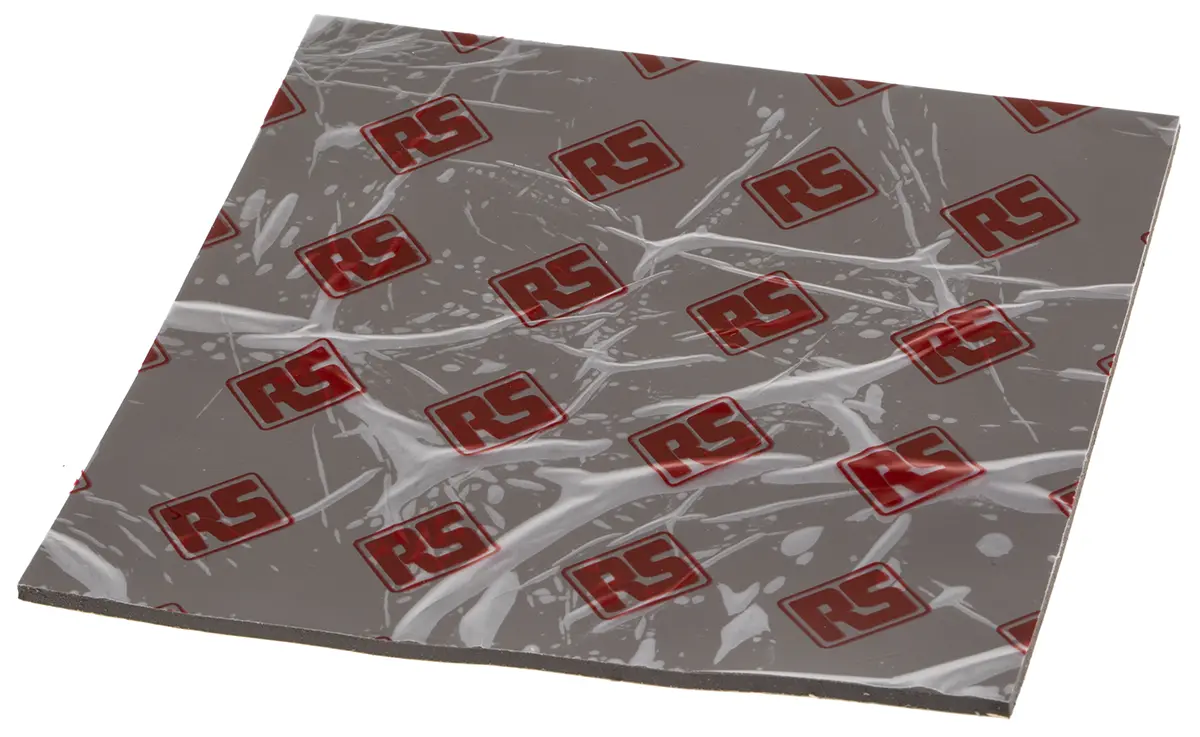 Produktfoto 1 von RS PRO Wärmeleitmaterial, 3.2W/m·K Selbstklebend, Stärke 3mm, 150 x 150mm