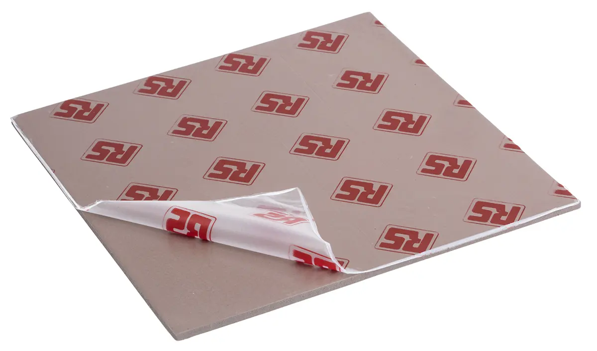 Produktfoto 1 von RS PRO Wärmeleitmaterial, 4W/m·K Selbstklebend, Stärke 3mm, 150 x 150mm