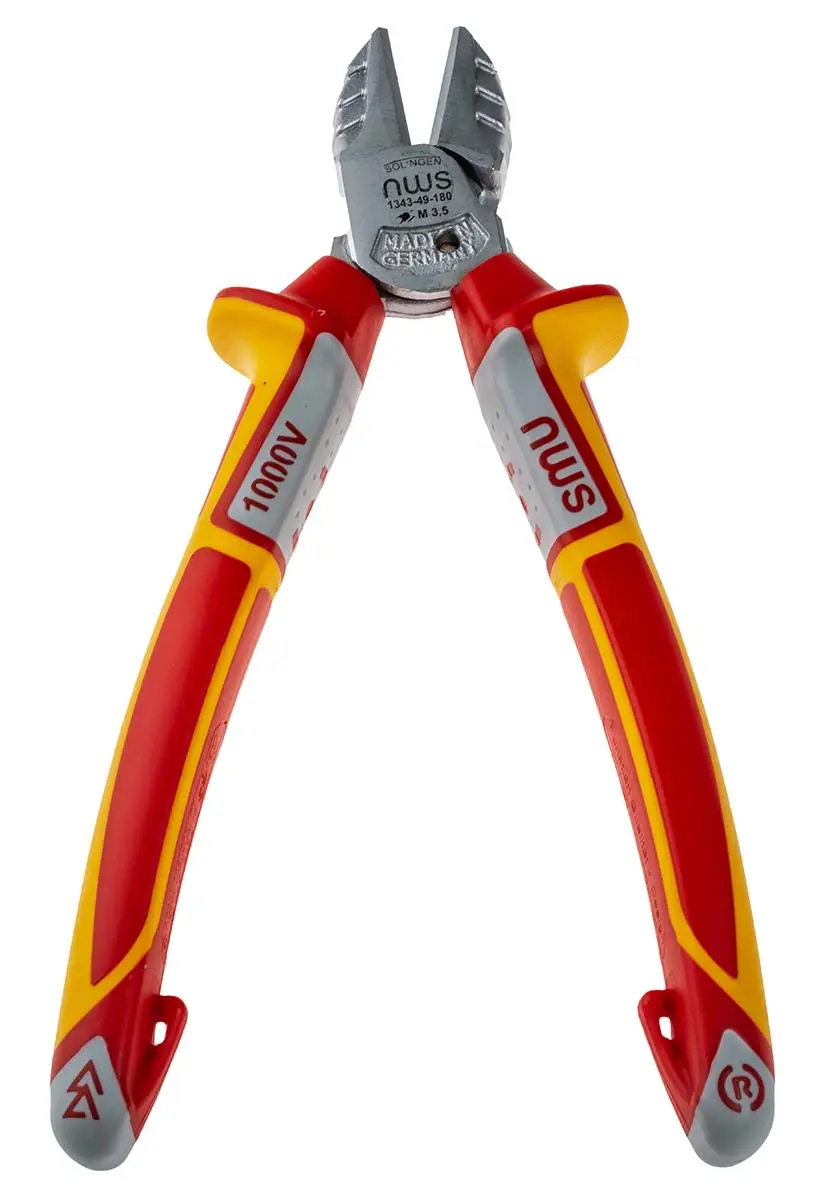 NWS N1343 VDE 1000V zugelassen ESD-Sicherheit Halbbündig Seitenschneider Höhensicher 160 mm / Backen 6mm,