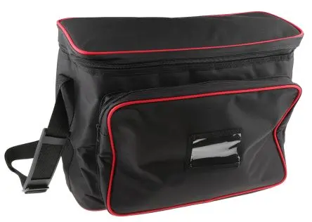 Produktfoto 1 von RS PRO Polyester Werkzeugtasche mit Reißverschluss, 170mm x 445 mm x 330 mm Schultergurt