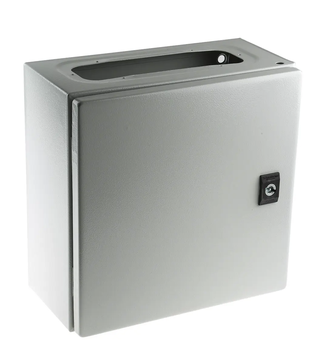 Produktfoto 1 von Schneider Electric Spacial CRN Stahl Wandanschlusskasten Grau IP66, HxBxT 300 mm, 300 mm x 150 mm
