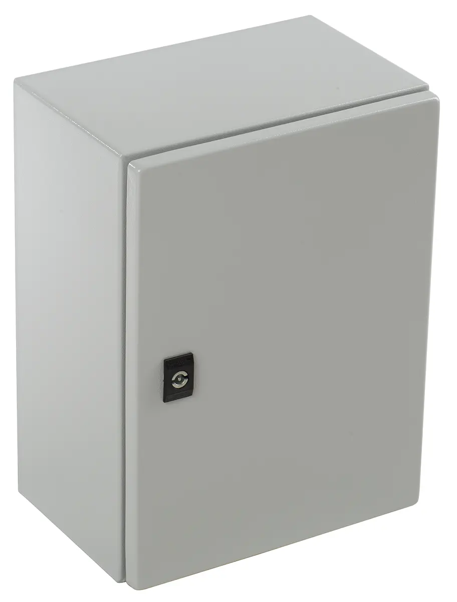 Produktfoto 1 von Schneider Electric Spacial CRN Stahl Wandanschlusskasten Grau IP66, HxBxT 400 mm, 300 mm x 200 mm