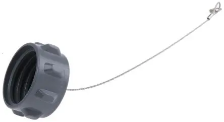 Bulgin Buccaneer EXPlora Stecker/Buchse Staubkappe Größe 22 mm, Tafelmontage, IP68 Vernickelt