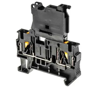 Produktfoto 1 von Phoenix Contact PT 4-HESI (5X20) Modularer Sicherungs-Anschlussklemmenblock 1 Schwarz, 500V Einsteck-Anschluss