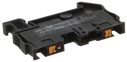 Produktfoto 1 von Phoenix Contact PT 4-FSI/F-LED 12 Modularer Sicherungs-Anschlussklemmenblock Schwarz Einsteck-Anschluss, Raster 6.2 mm