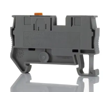 Produktfoto 1 von Phoenix Contact PT 4-MT Trenn- und Messtrennreihenklemme 1 Grau, 0.2mm², 6 mm², 400V Einsteck-Anschluss